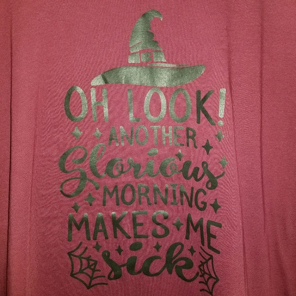 Hocus Pocus Oh Look Another Glorious Morning, Makes Me Sick Tee - Picture 3 of 4